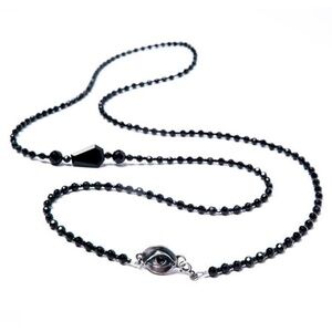 Bloodmilk Jewels RARE Half in Love With Easeful Death Mourning Strand